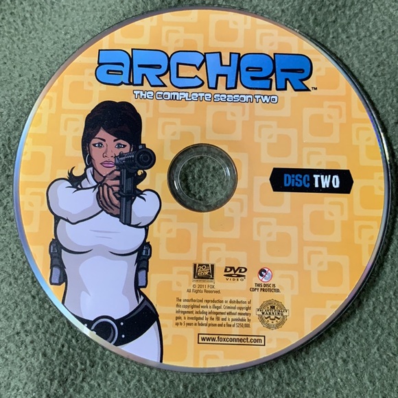 Archer Complete Season One DVD’s.  Two disc set. - Picture 5 of 7